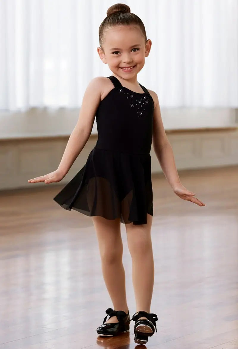Foil Dot Sweetheart Dress