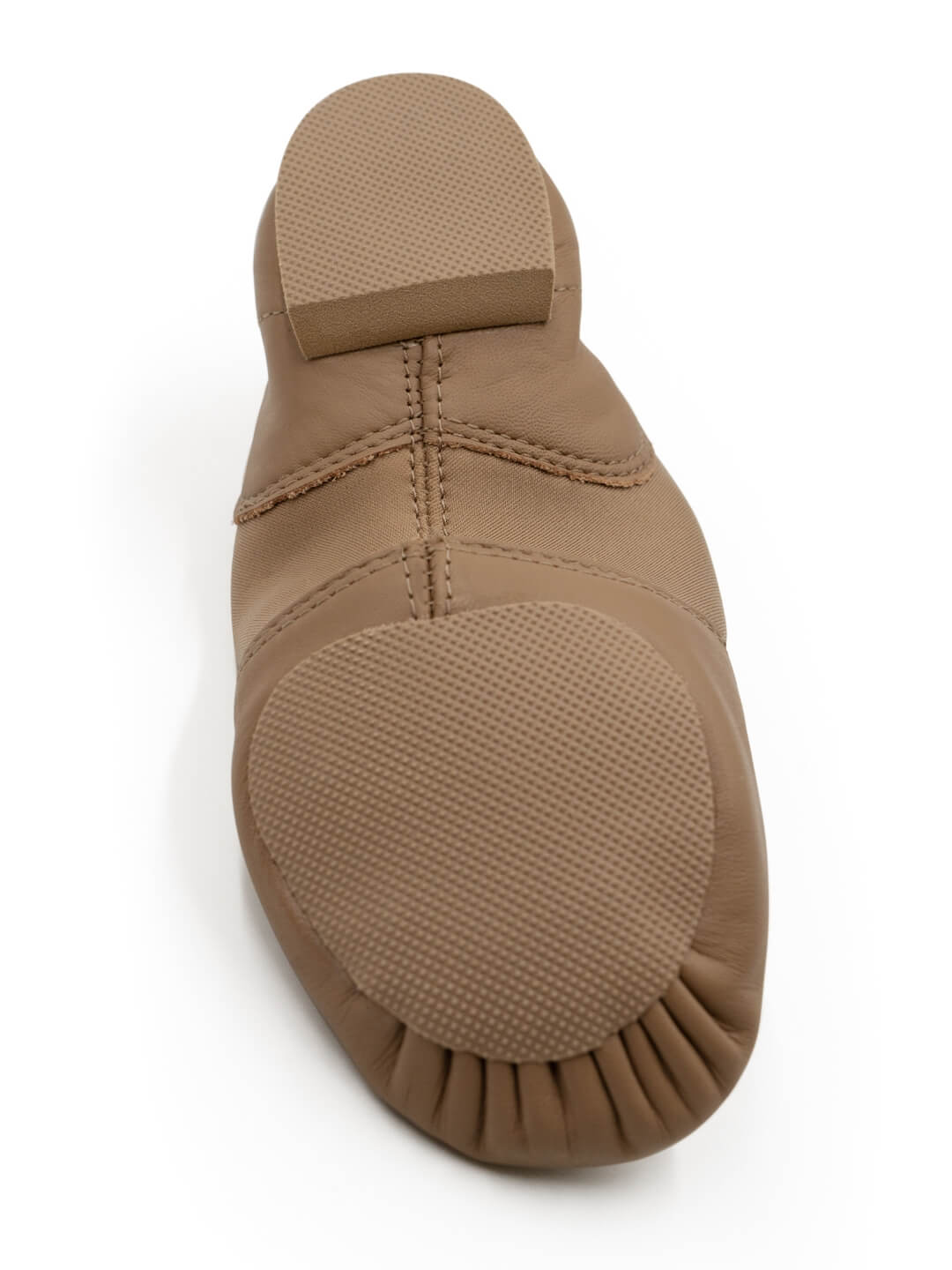 Capezio Slip-on Jazz Shoe (Adult) - Black & Caramel
