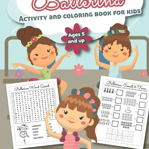 Ballerina Activity & Coloring Book