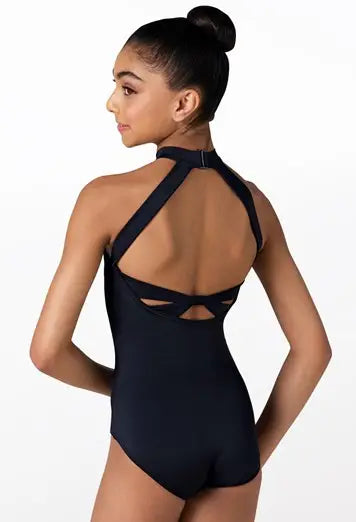 Twist Back Halter Leotard