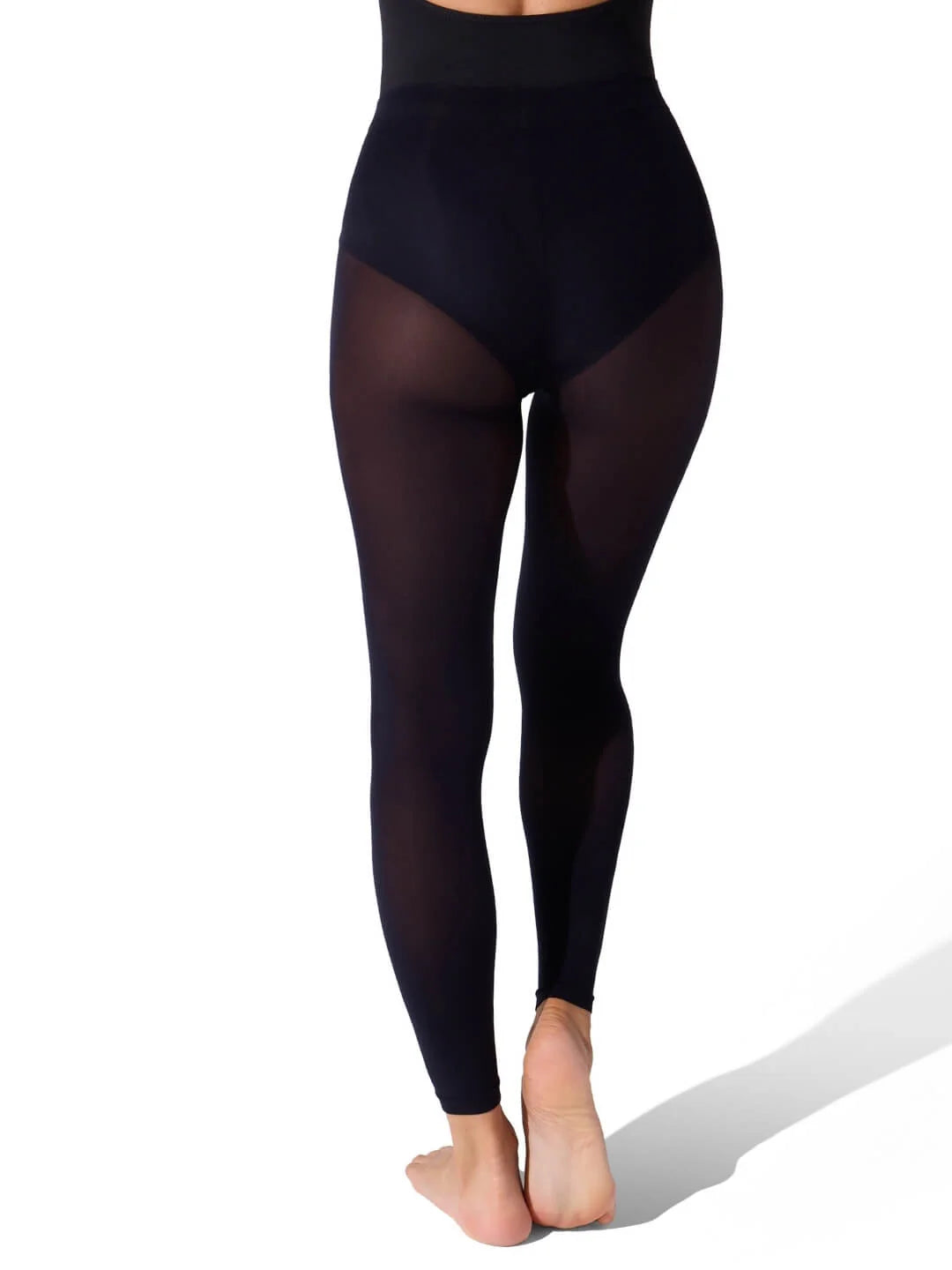 Ultra Soft Black Footless Tight