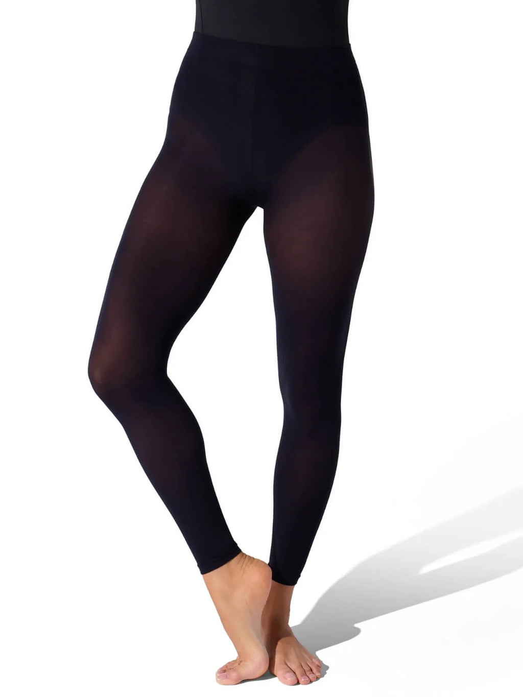 Ultra Soft Black Footless Tight