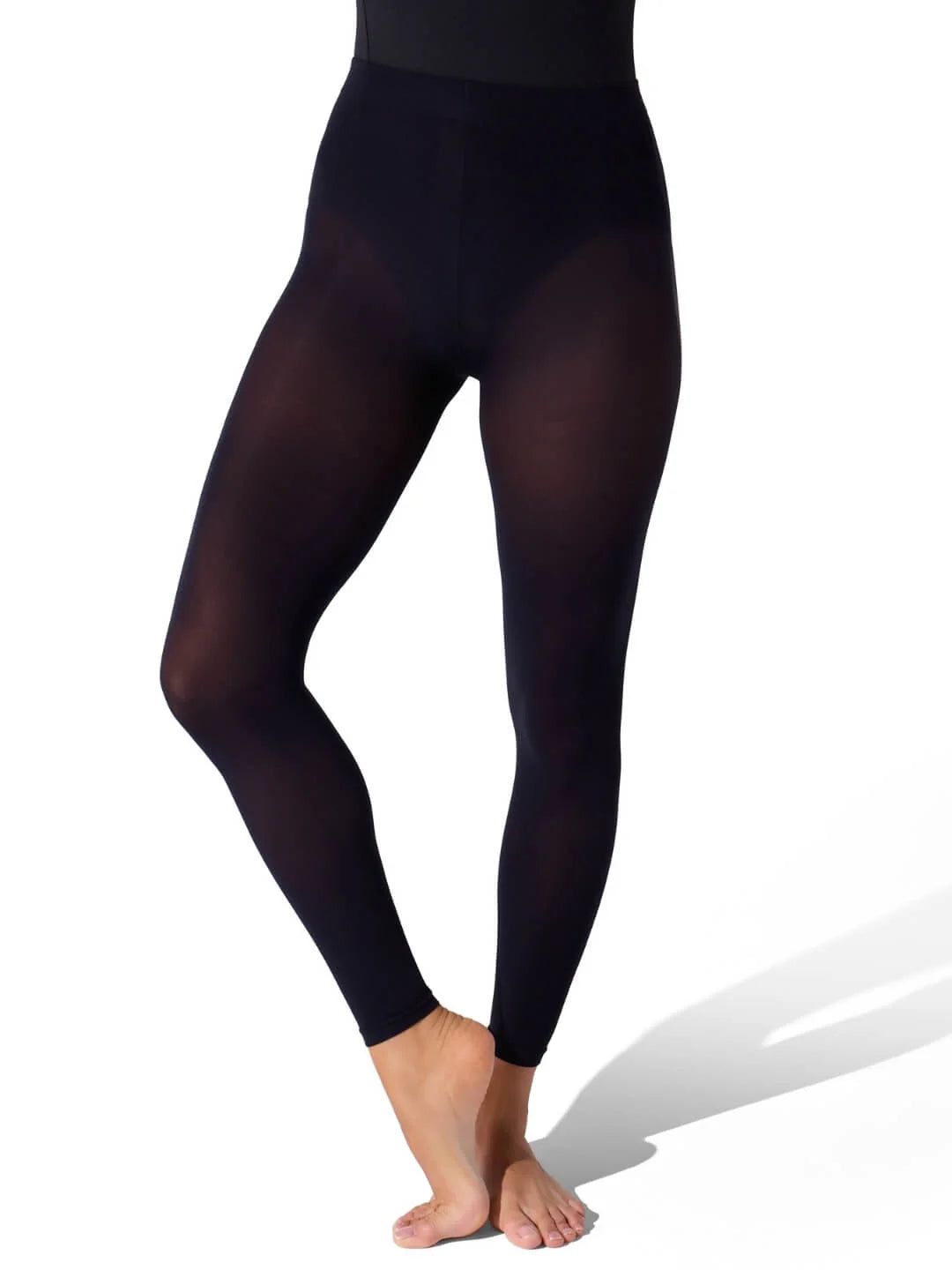 Ultra Soft Black Footless Tight
