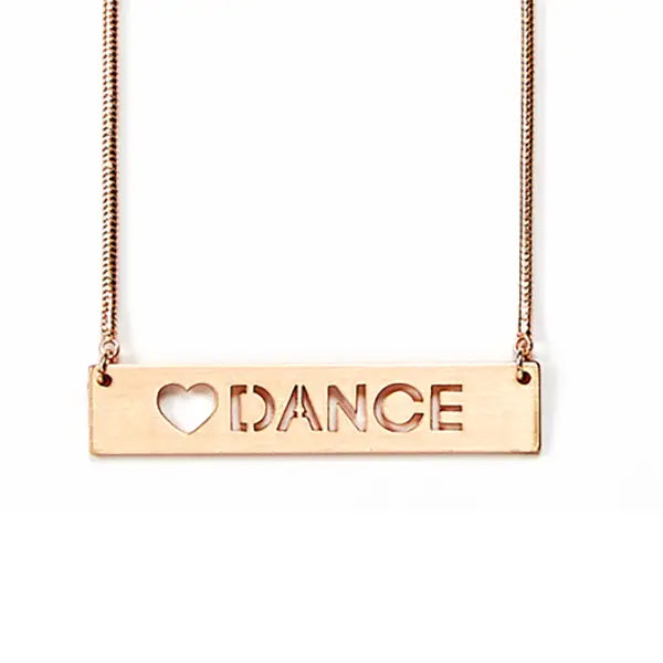 Rose Gold Dance Necklace