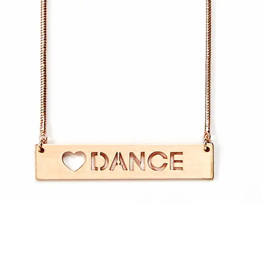 Rose Gold Dance Necklace
