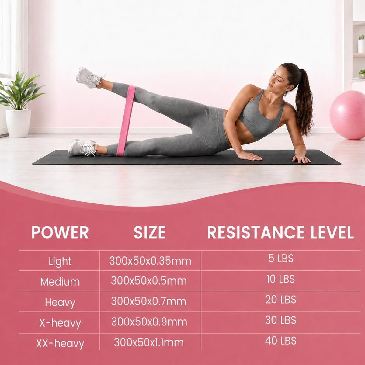 WIKDAY Resistance Loop Bands