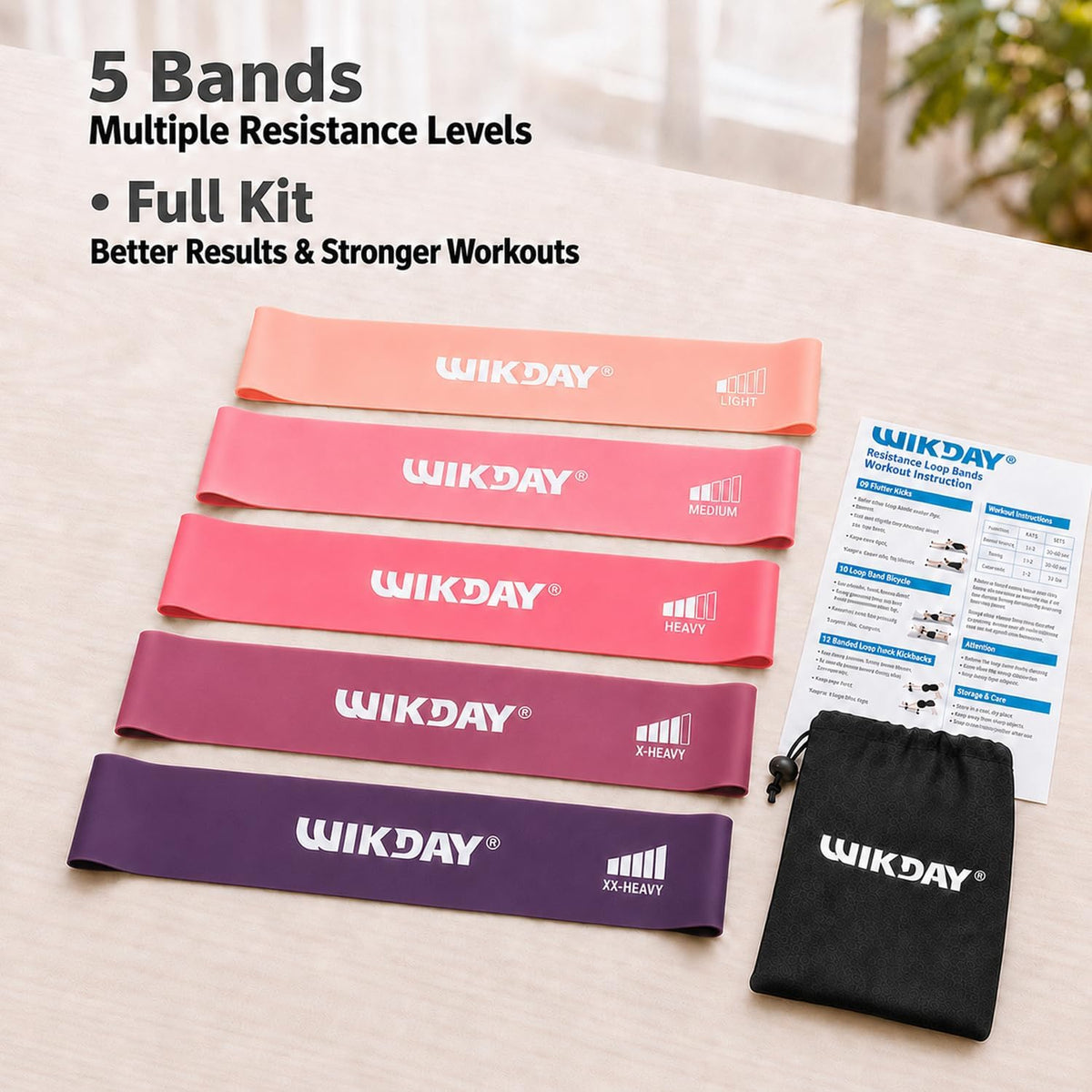 WIKDAY Resistance Loop Bands