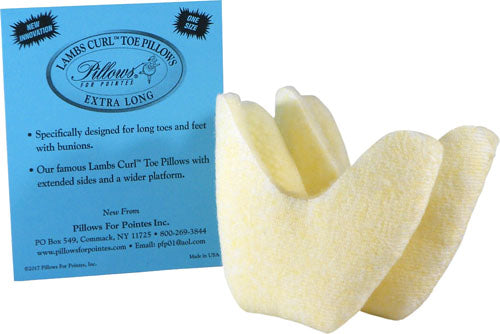 Extra Long Lambs Curl Toe Pillows®