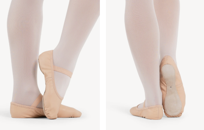 Luna Full Sole Ballet Shoe (pink, black)