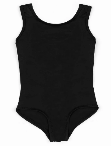 Embroidered Scoop Neck Tank Leotard