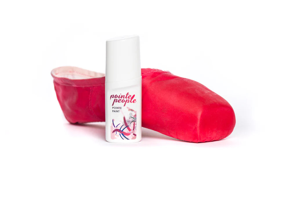 Victoria Paige Red Fabric Pointe Shoe Paint