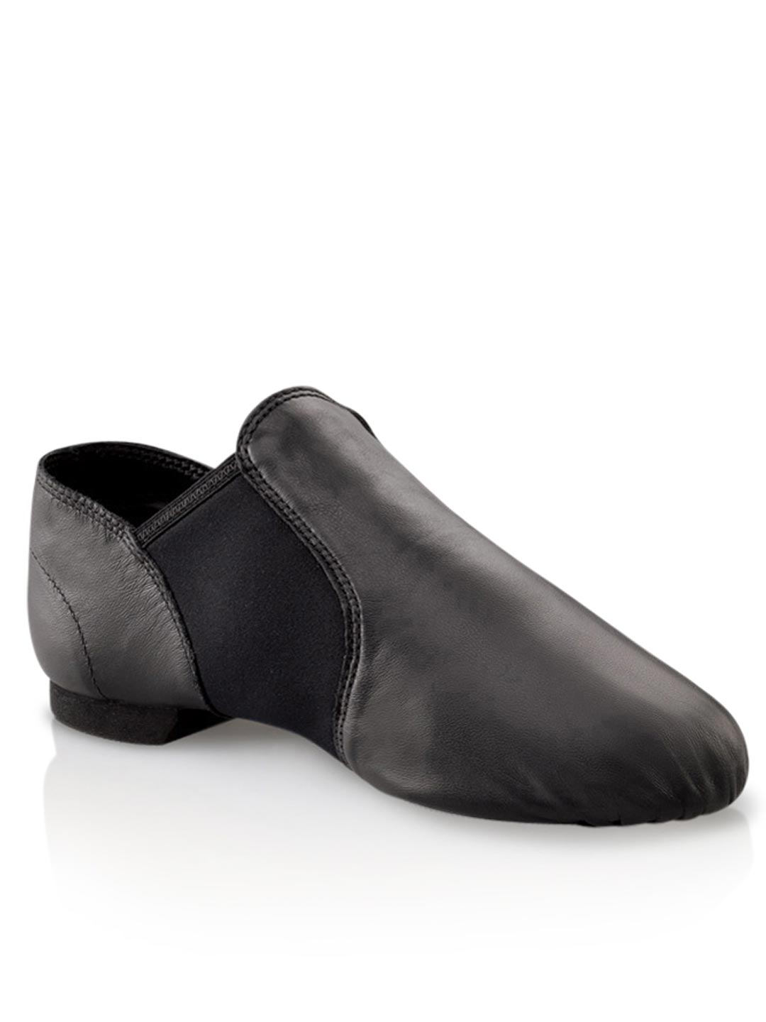 Capezio Slip-on Jazz Shoe (youth) - Black & Caramel