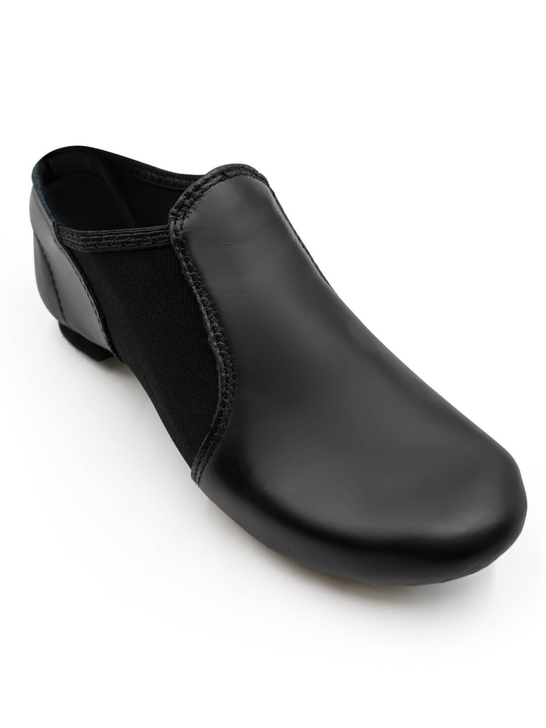 Capezio Slip-on Jazz Shoe (Adult) - Black & Caramel