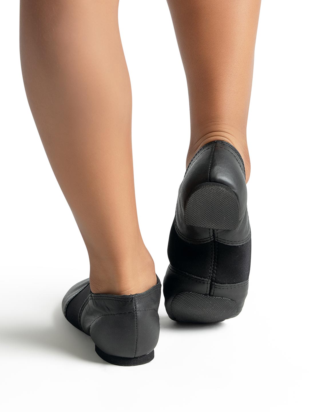 Capezio Slip-on Jazz Shoe (youth) - Black & Caramel