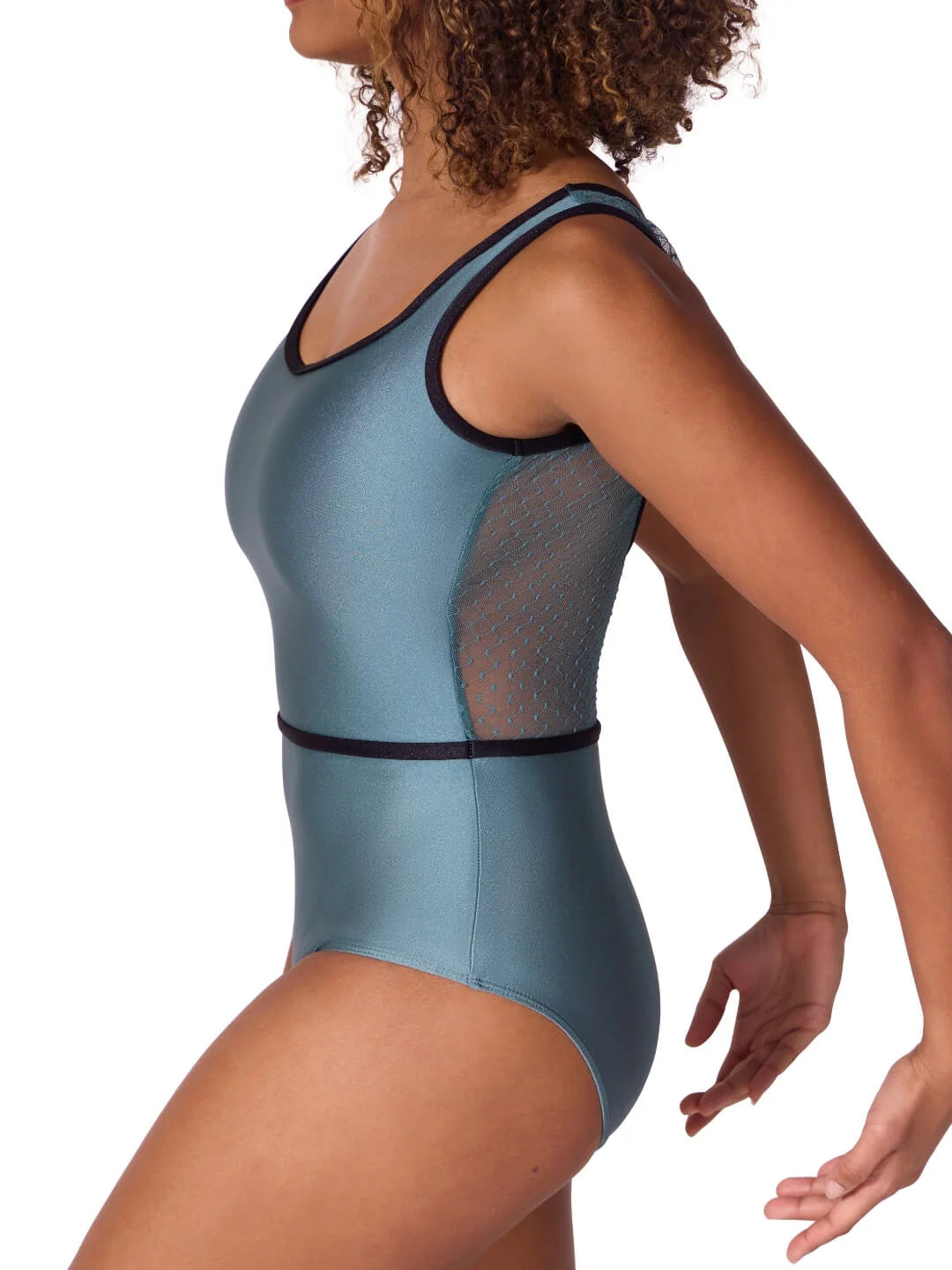 Enchanted Contrast Graceful Tank Leotard