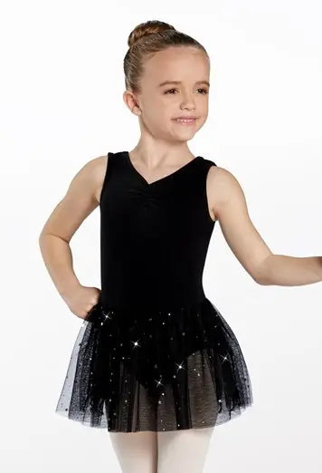 Foil Star Dress Leotard