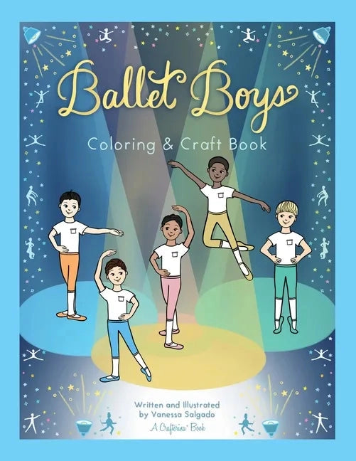 Ballet Boys Coloring & Craft Book