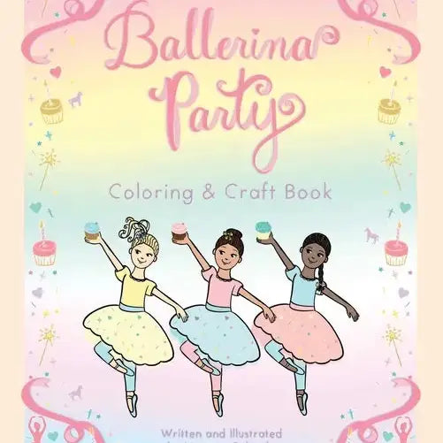 Ballerina Party Coloring & Craft Book