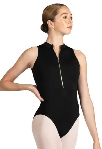 Mirella Zip-Front Leotard