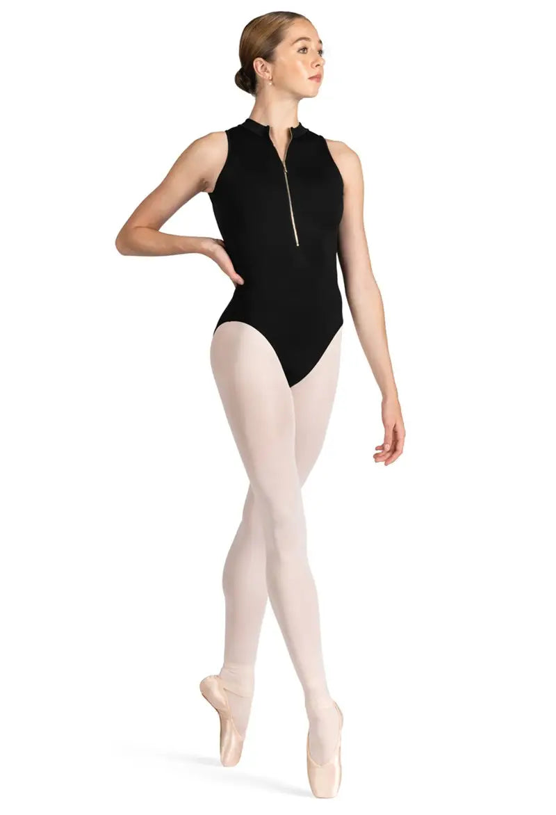 Mirella Zip-Front Leotard